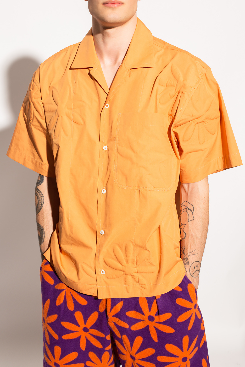 Jacquemus orange outlet shirt